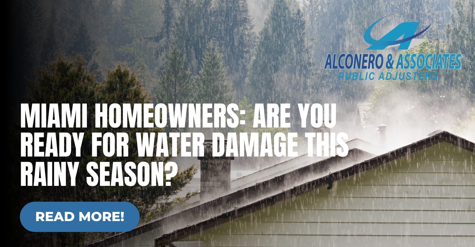 Miami Homeowners: Are You Ready for Water Damage This Rainy Season?